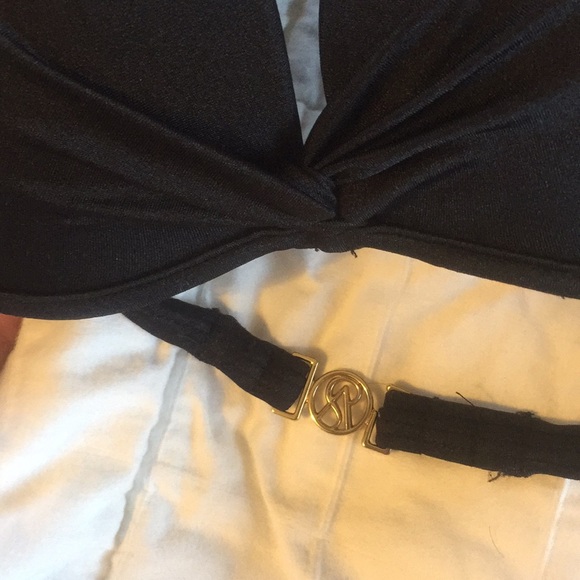 Black Victoria Secret Halter swim top - Picture 2 of 3